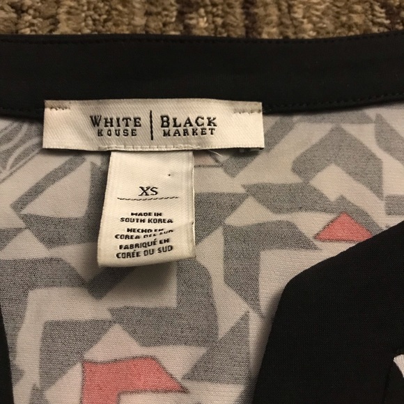 White House Black Market sleeveless multi color dress size XS - Picture 4 of 6